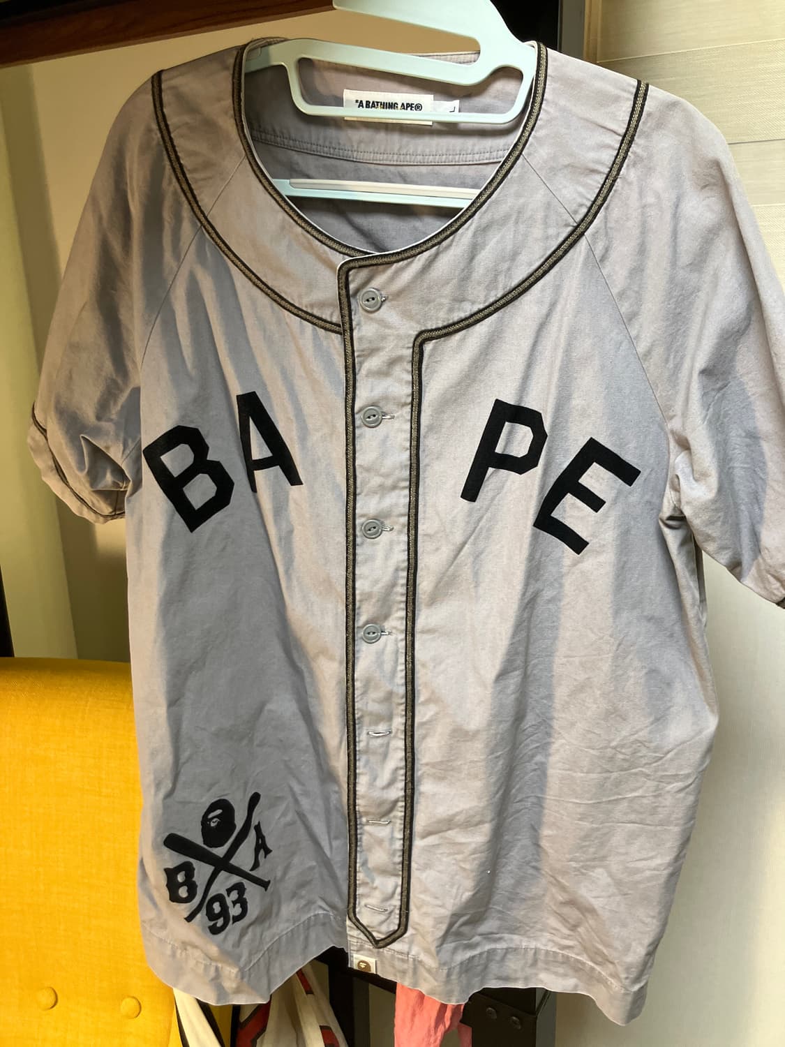 베이프 bape 베이스볼 셔츠 L 상품이미지1