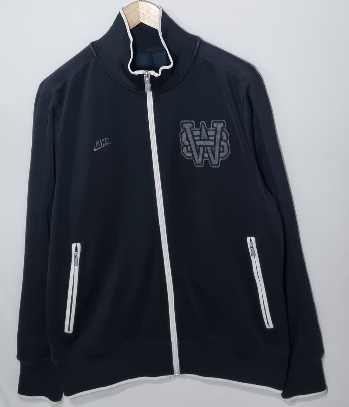 L ) 나이키 빈티지 스펠아웃 블랙 트레이닝 져지 트랙탑 상품이미지1