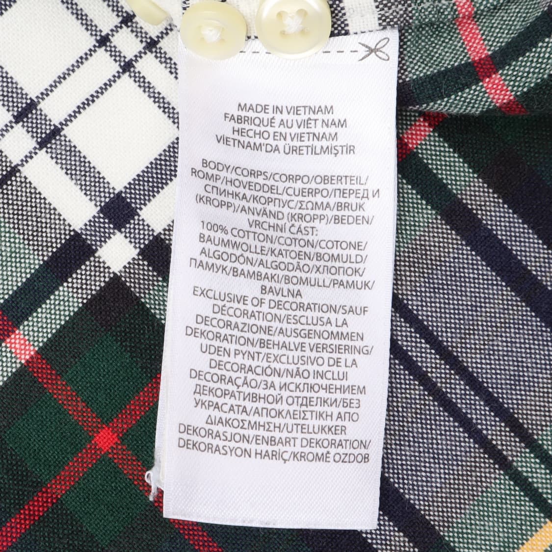 폴로 랄프로렌 그린 체크 클래식핏 셔츠 상품이미지9