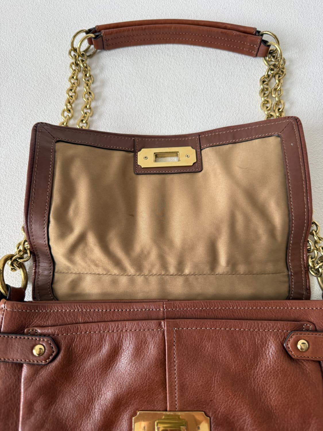 코치(COACH) 레더 체인 숄더백 상품이미지9