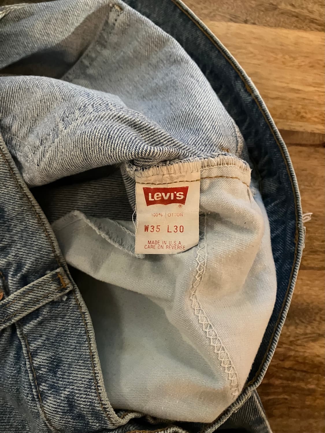 90s USA 빈티지 리바이스 505 데님 팬츠 상품이미지9