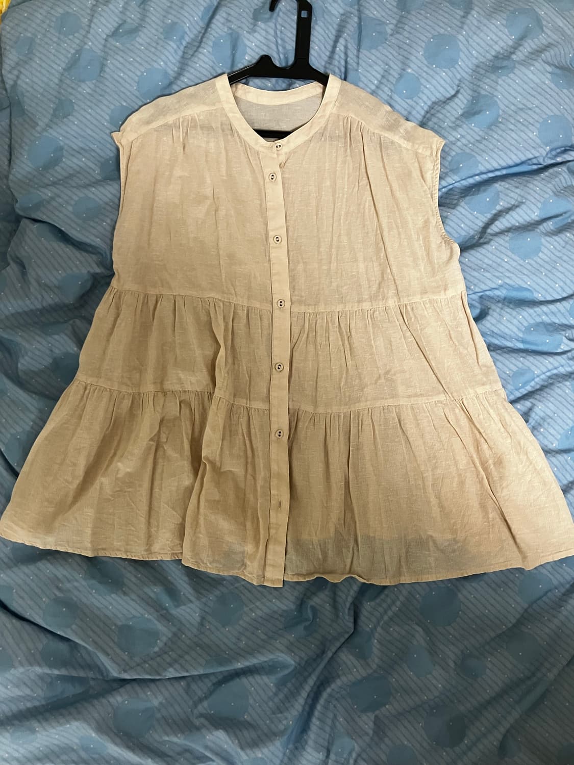 Vintage beige blouse 상품이미지3