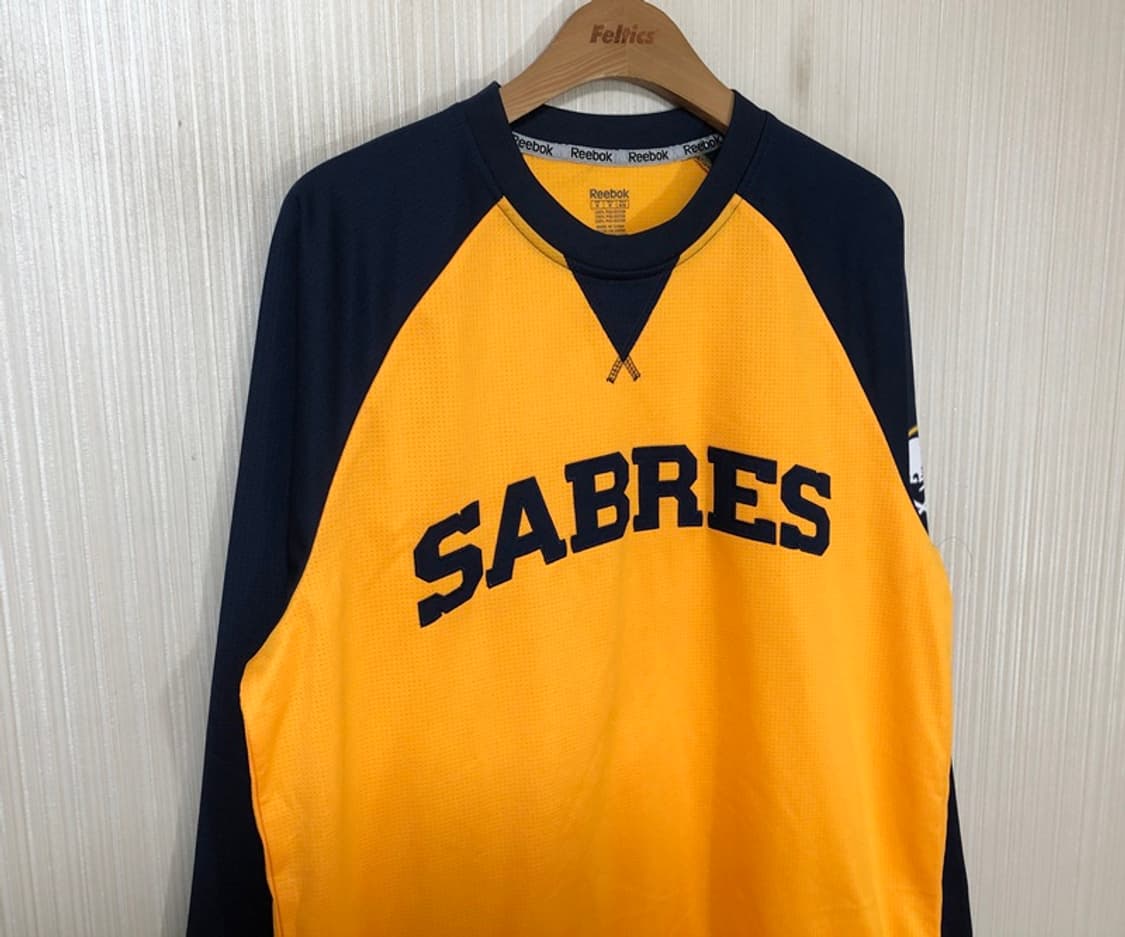 NHL 리복 버팔로세이버스 롱슬리브 셔츠 M(해외) 상품이미지5