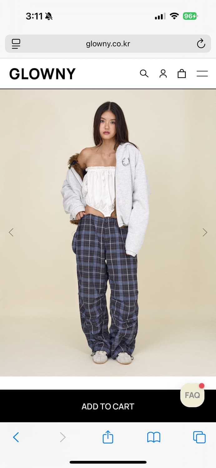 글로니 리버시블 퍼자켓 S사이즈 상품이미지2