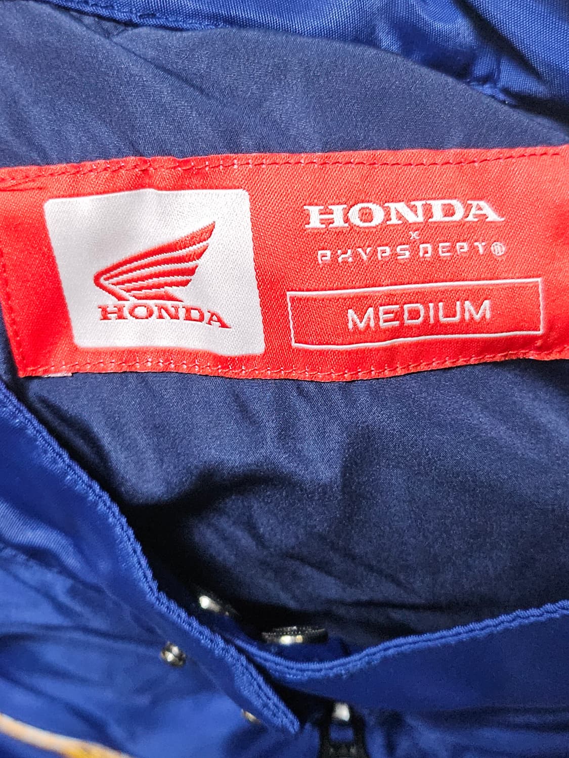 혼다 레이싱 블루종 바시티 자켓 M 상품이미지4