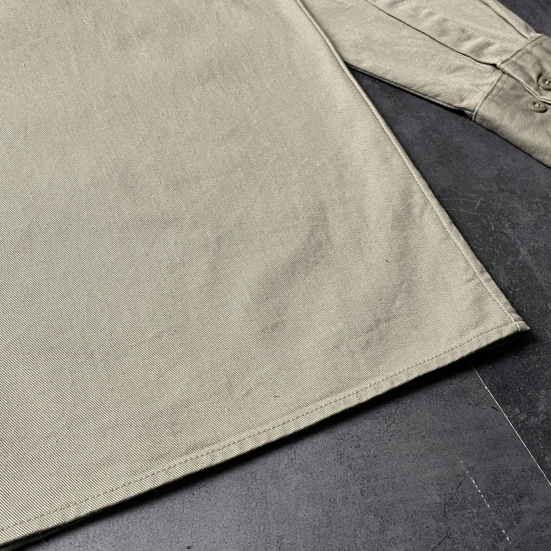 DICKIES 디키즈 빈티지 베이지 플랩포켓 워크 셔츠 A00900 상품이미지8