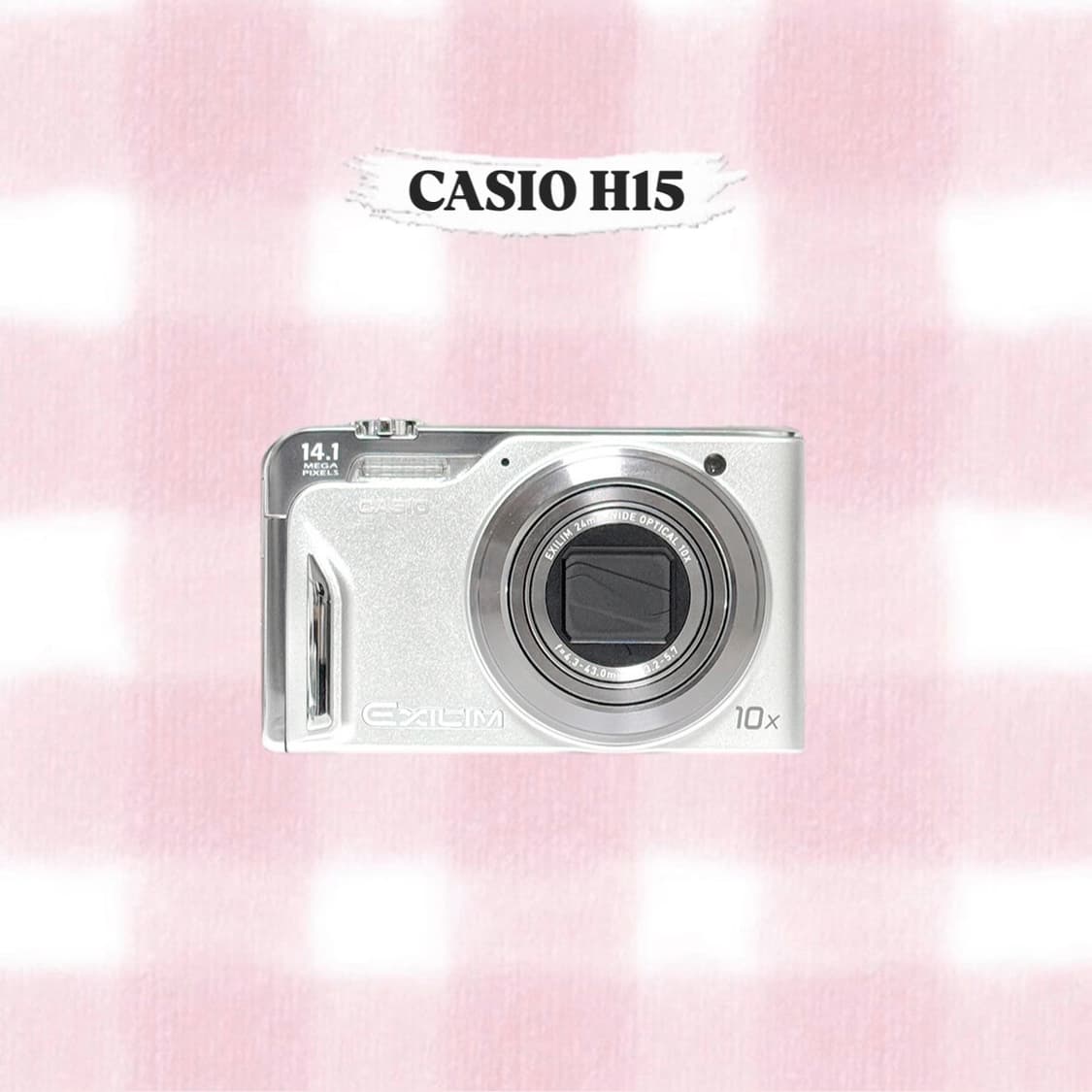 카시오 엑슬림 H15 실버 빈티지디카 상품이미지1