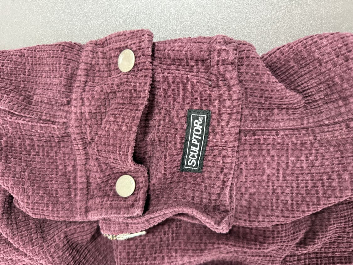 스컬프터 포켓 카고 롱 스커트 와인 상품이미지4