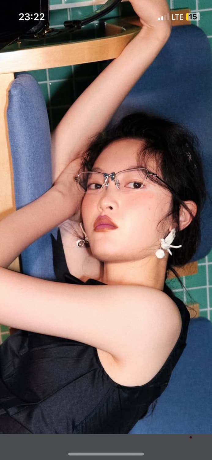 슈슈통 위민 콜라보 펄보우 실버 안경 상품이미지6