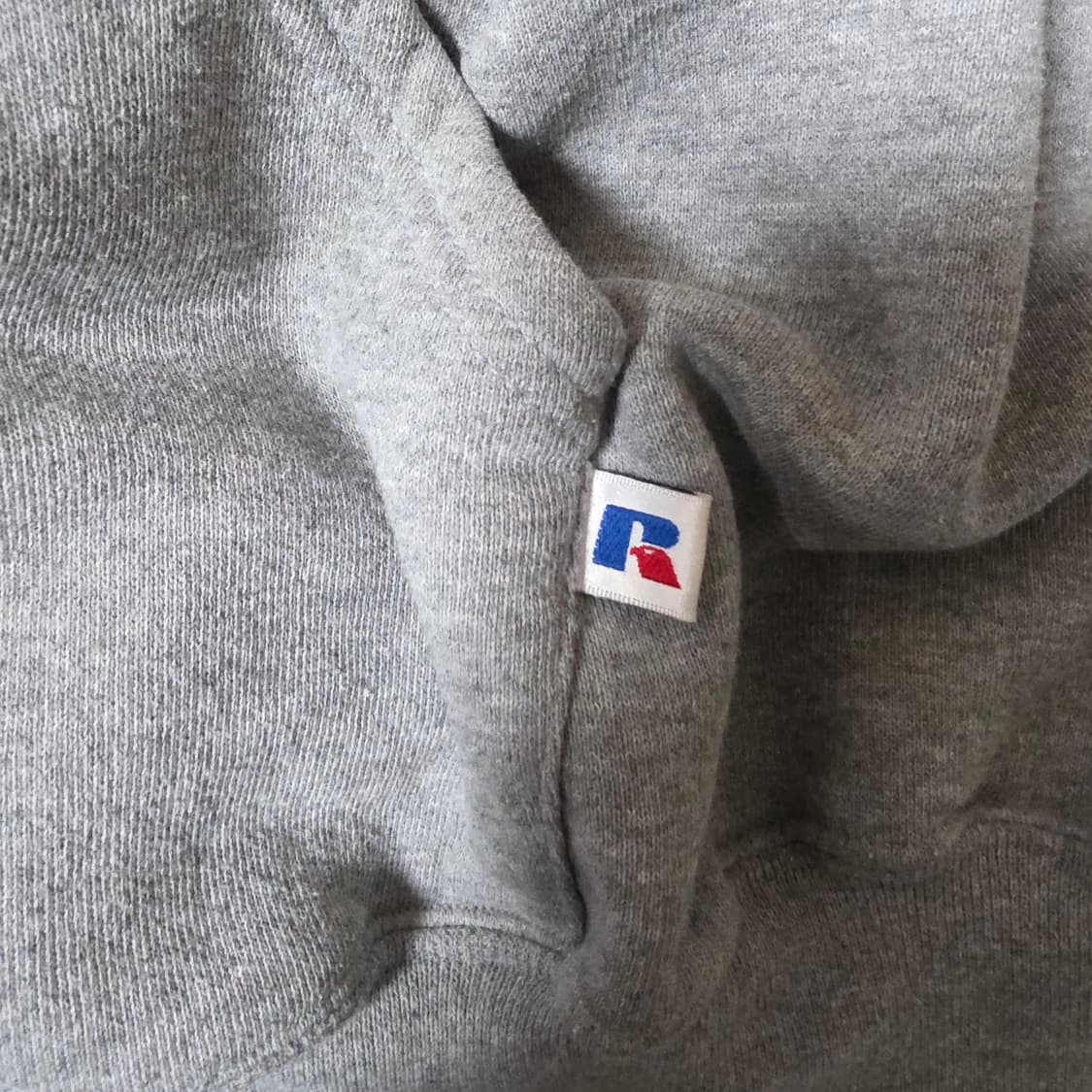 [XL] 90s 빈티지 러셀 애슬레틱 후드집업 라이트 그레이 상품이미지3
