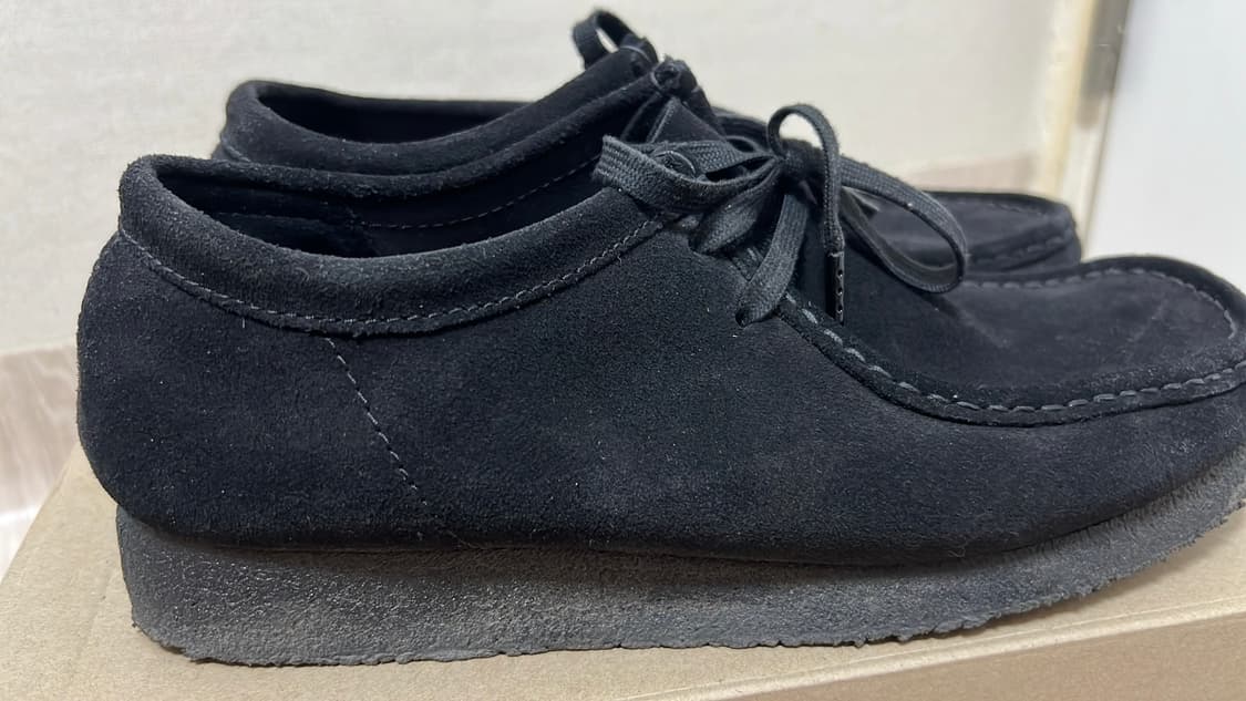 클락스 왈라비 블랙 스웨이드 280 판매합니다! 상품이미지4