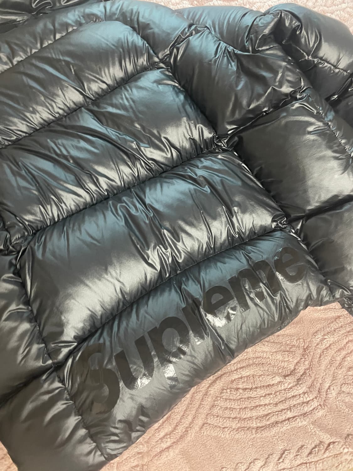 23fw 슈프림 페더웨이트 다운 퍼퍼 블랙 패딩M 상품이미지7