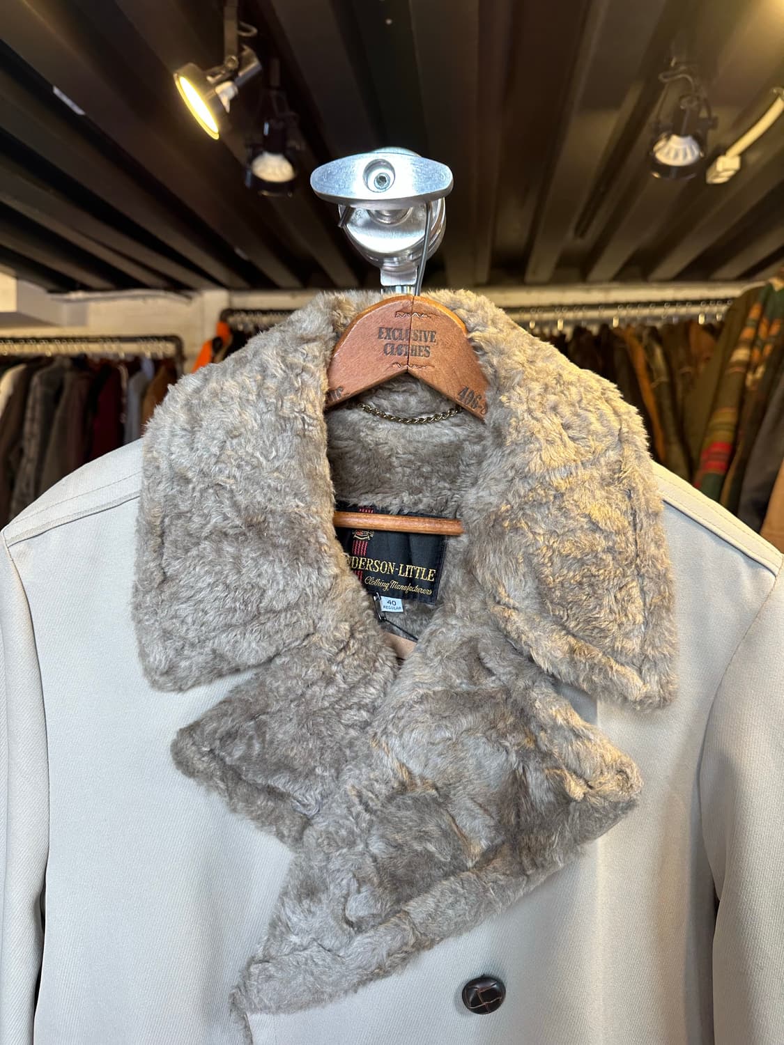 Anderson-Little 더블 트렌치 코트 상품이미지3