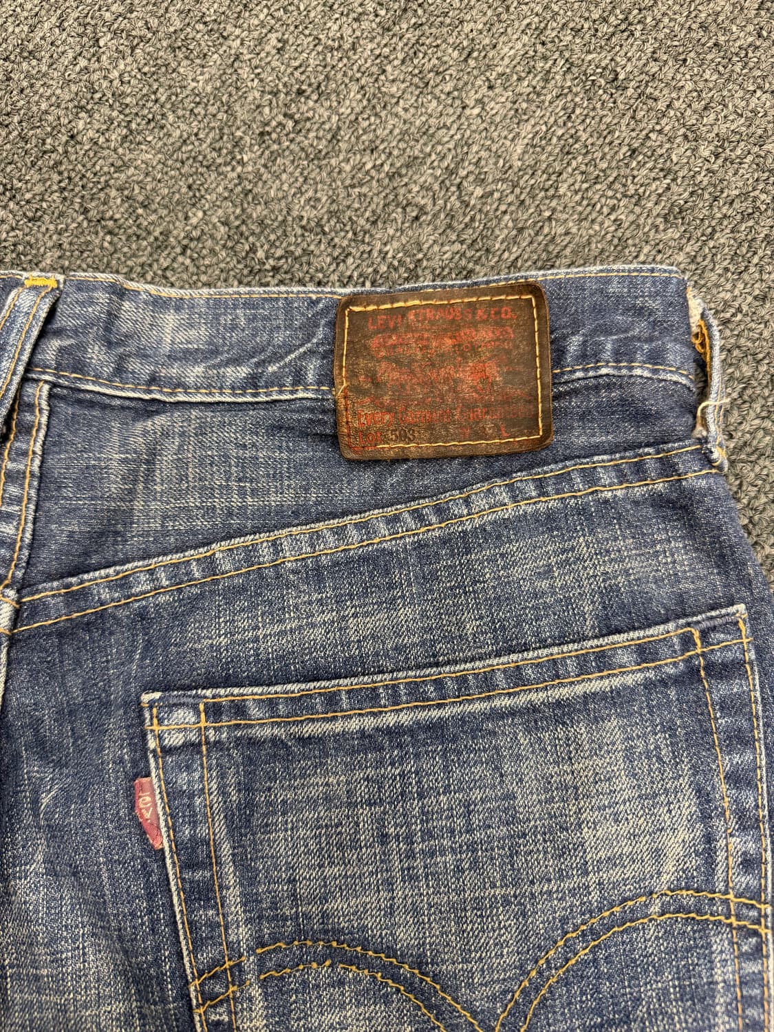 32)리바이스 빈티지 503 버뮤다 데님팬츠 상품이미지5