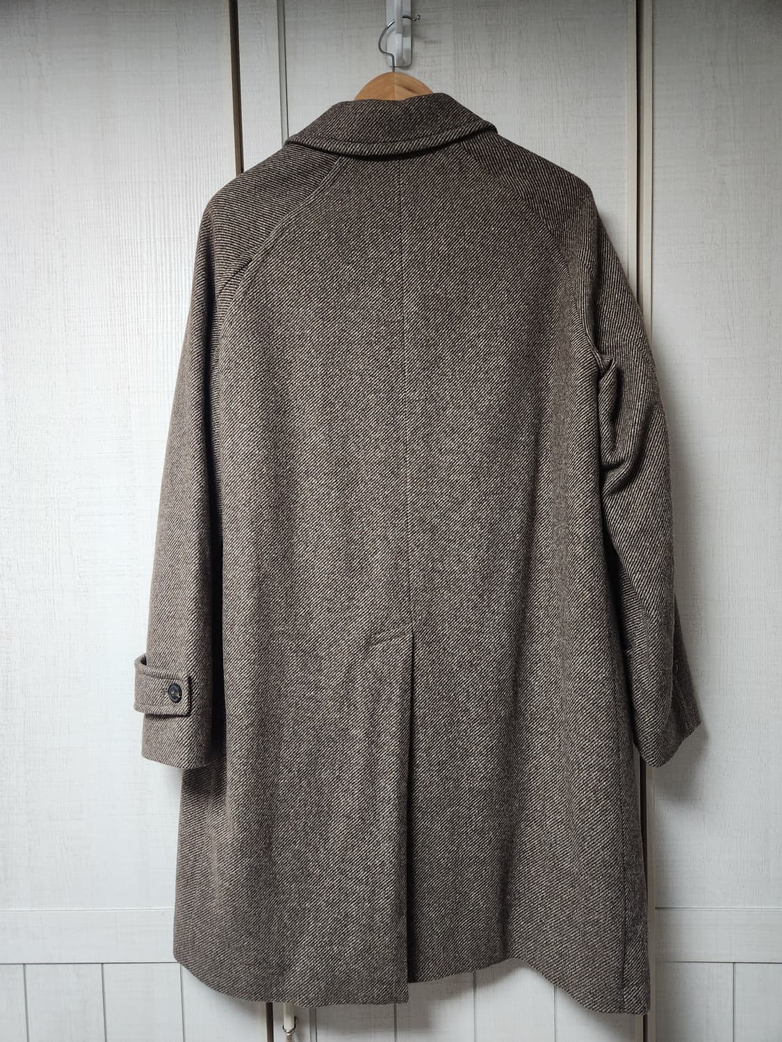 시리즈 헤링본 발마칸코트 브라운 95사이즈 상품이미지2