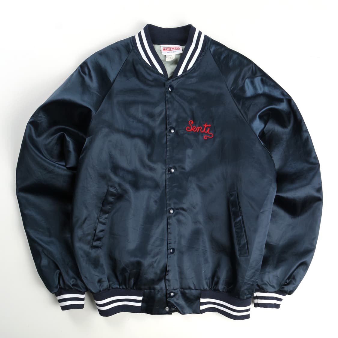 made in USA 새틴 스타디움 자켓   상품이미지2