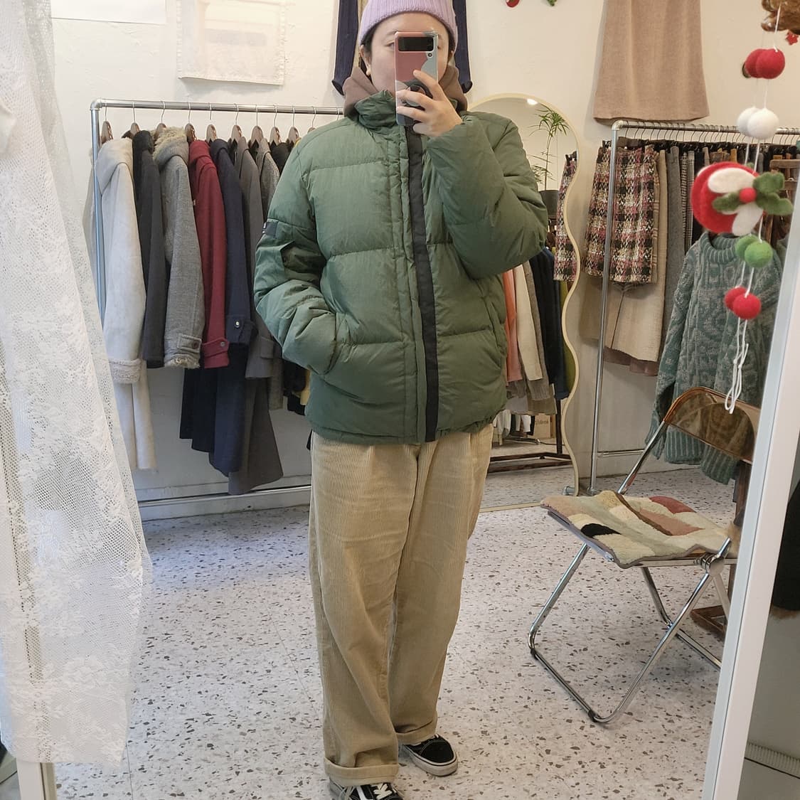 에디바우어 EBTEK 덕다운 패딩 남성 M 상품이미지9