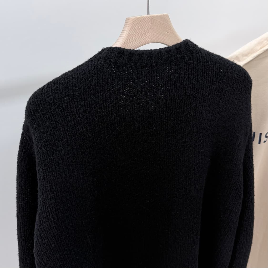 [S+급/L] 25FW 루이비통 청키 인타르시아 니트 가디건 블랙 상품이미지6