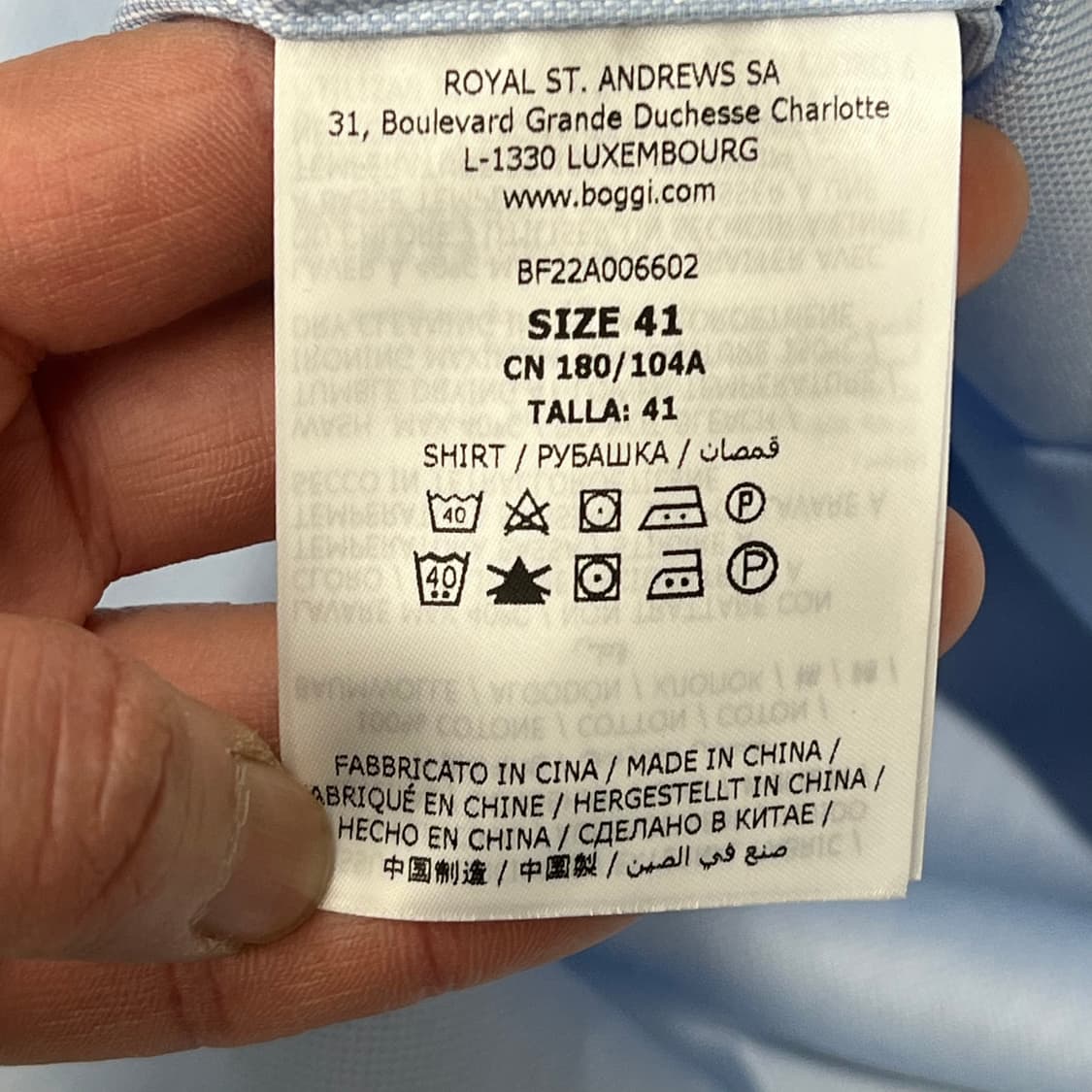 보기밀라노 세미드레스셔츠 s09821 상품이미지7