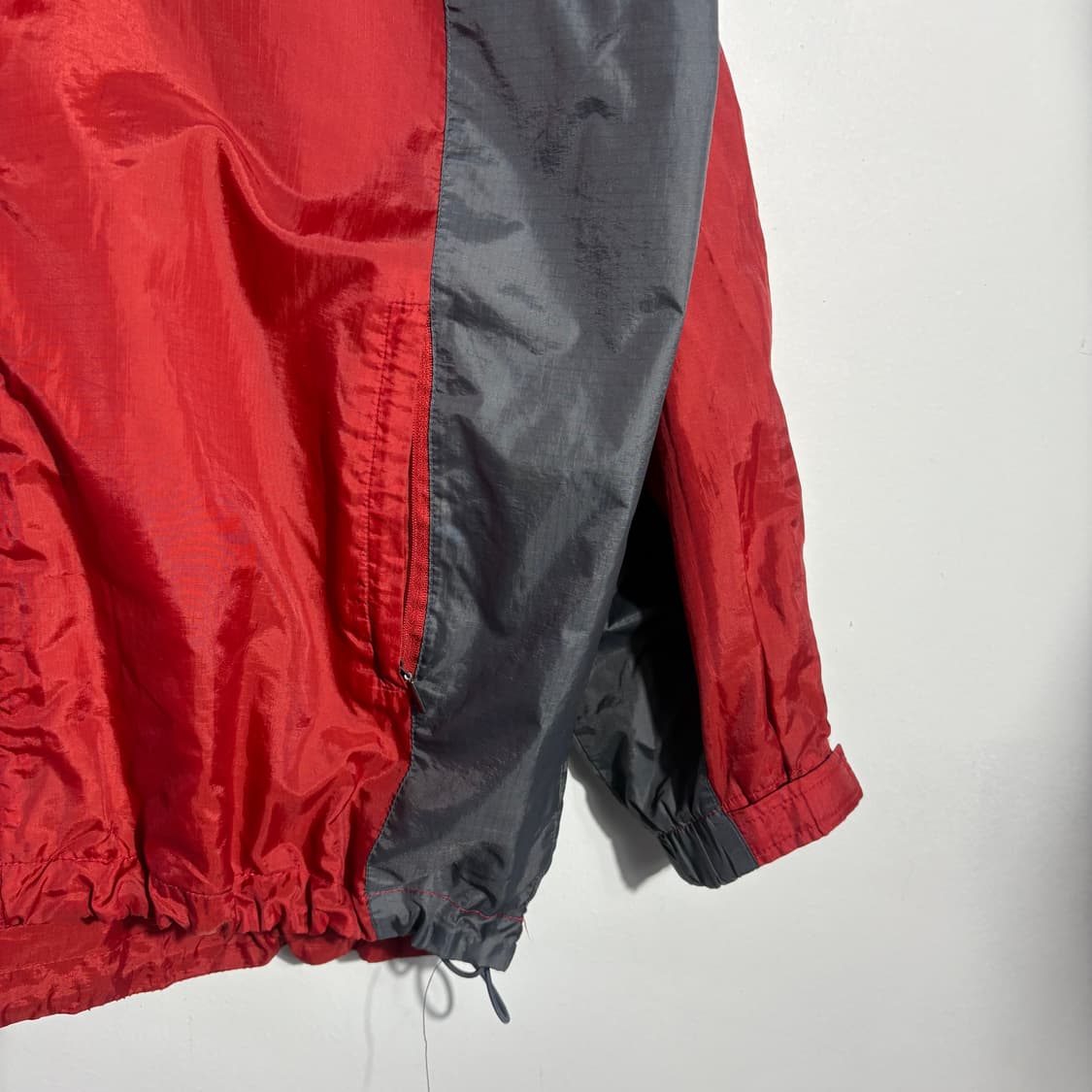 아디다스 레드 배색 후드 윈드브레이커 자켓 (무료배송) 상품이미지3