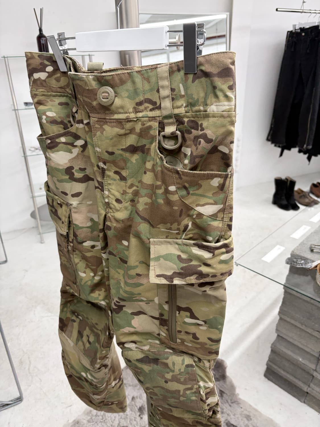 vintage 카모 바이커 카고 팬츠 상품이미지4