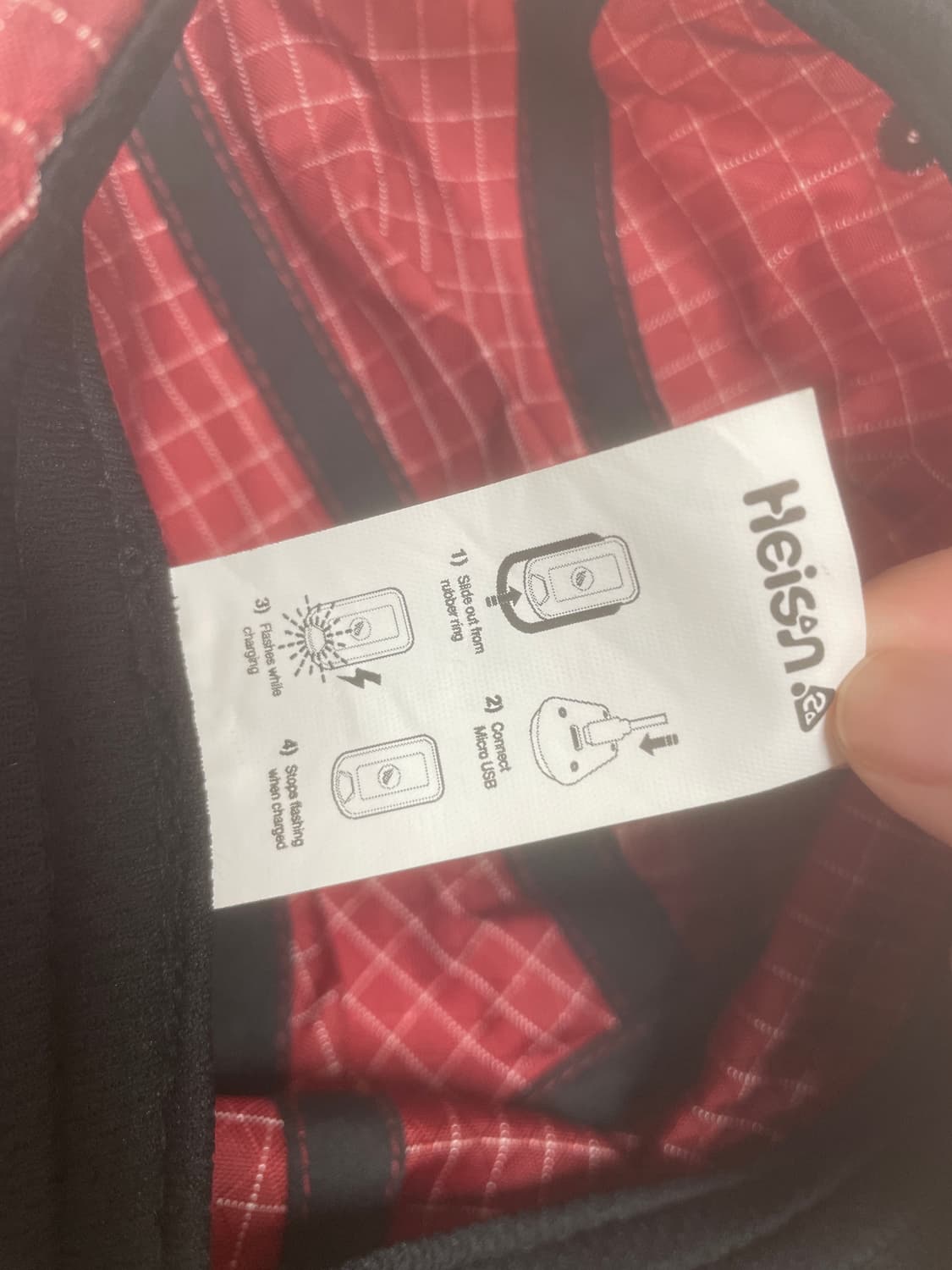 하이산 라이트닝 5P 아웃도어클럽캡 레드 상품이미지3