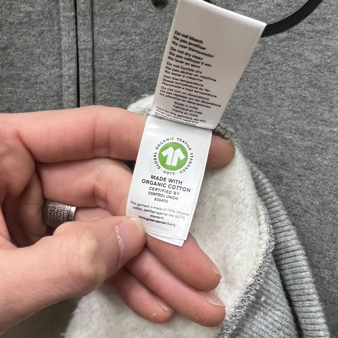 VOLVO 볼보 오피셜 백로고 후드 집업 L 상품이미지5