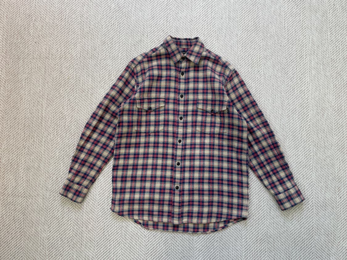 빈티지 플란넬 플랩포켓 체크셔츠  J04198 상품이미지1