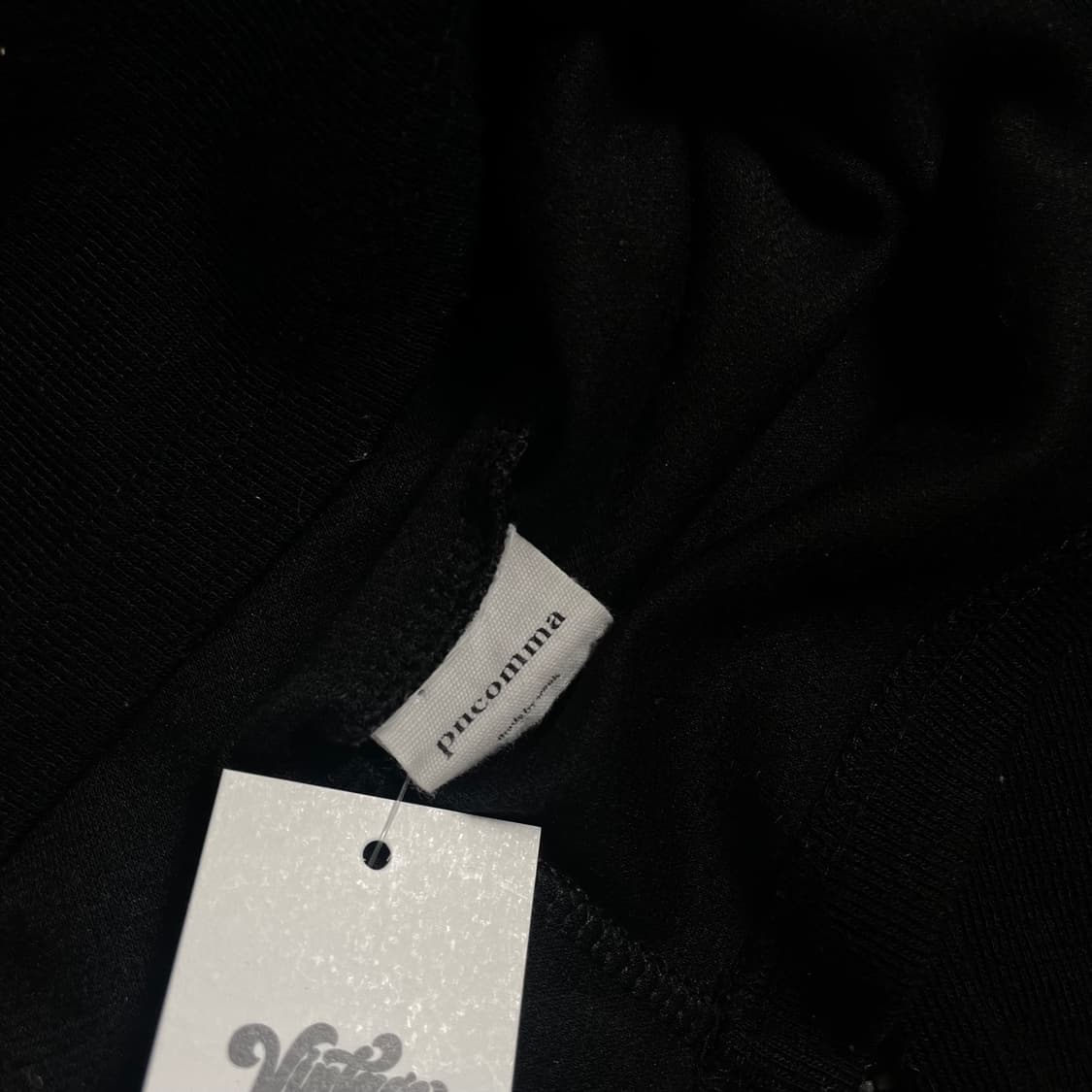 피앤콤마 머슬핏 미니멀 니트 블랙 o 3966 상품이미지5