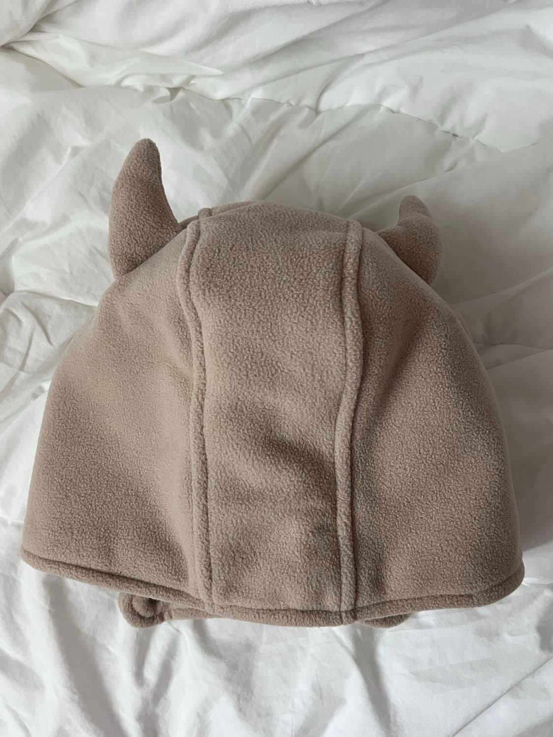 하이호체리 악마 뿔 후드집업 화이트 핑크 상품이미지7