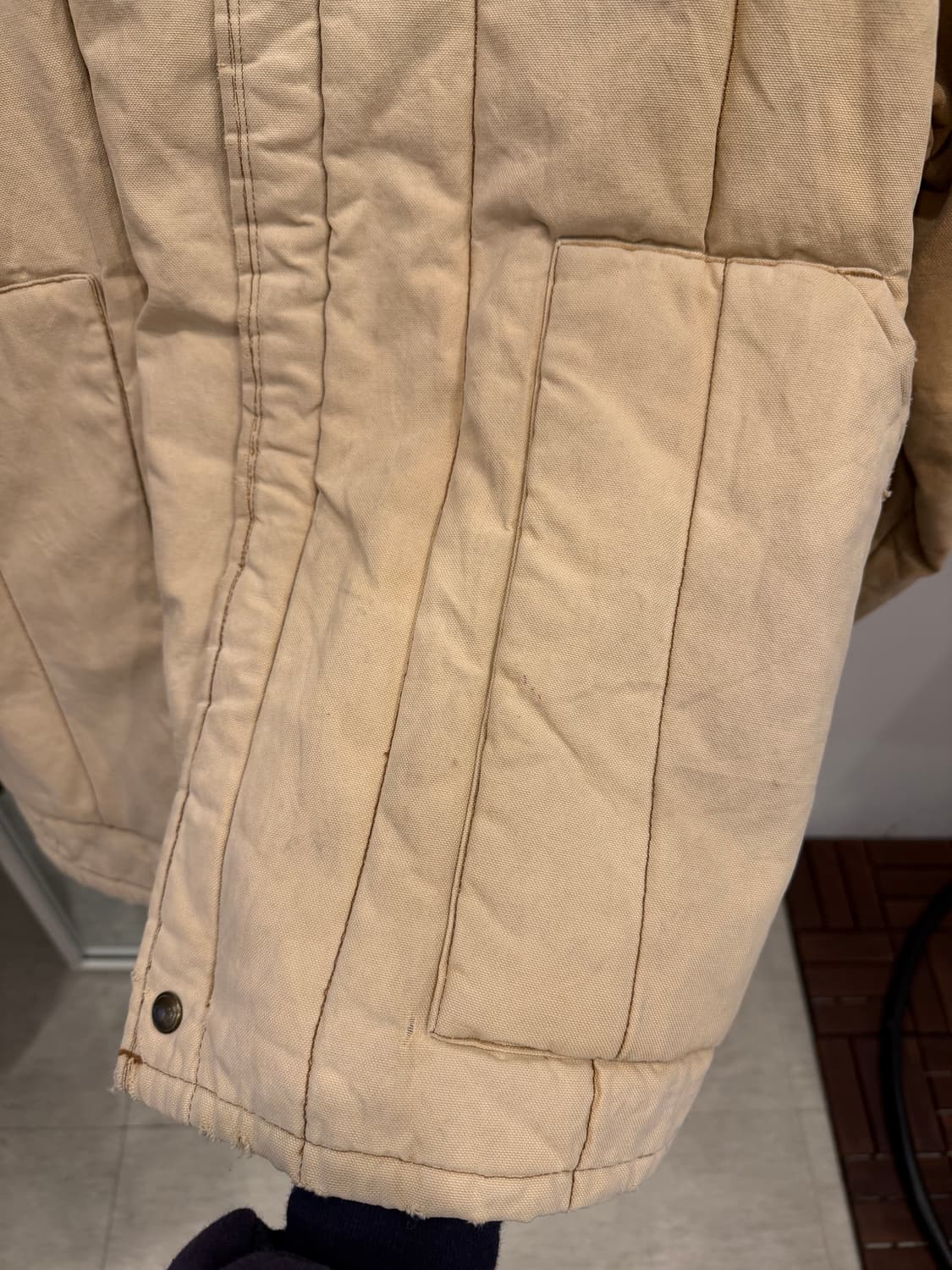 80-90s Walls 월즈 덕 캔버스 퀼팅 워크 자켓 (USA) 상품이미지7