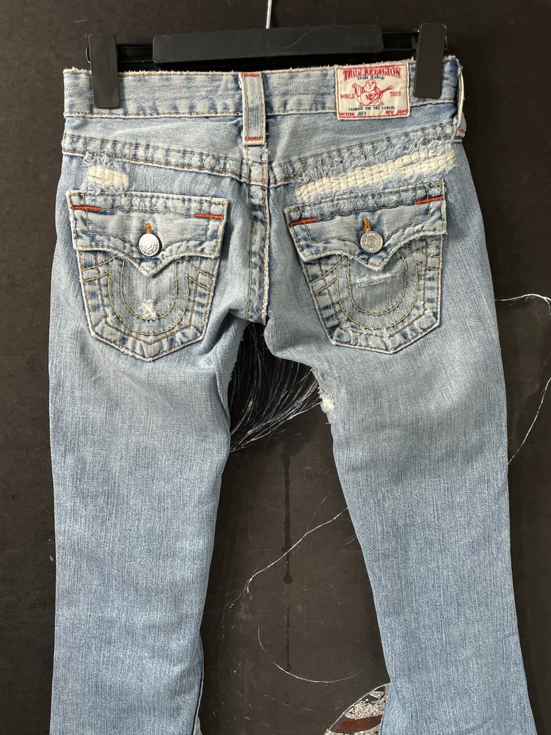 트루릴리전 조이 디트로이트 데미지 부츠컷 데님 팬츠 청바지 24 상품이미지3