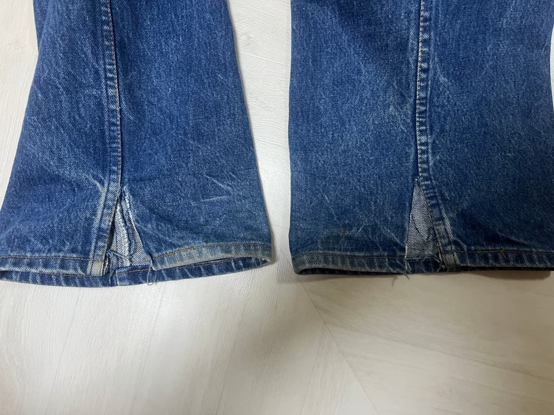 90's USA Made 빈티지 리바이스 517 오렌지탭 부츠컷 상품이미지4