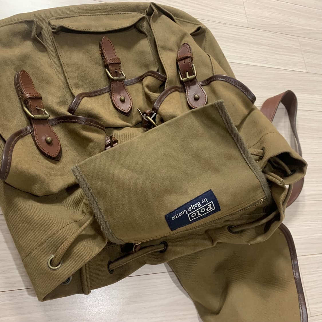 Polo ralplauren canvas rucksack . 상품이미지5