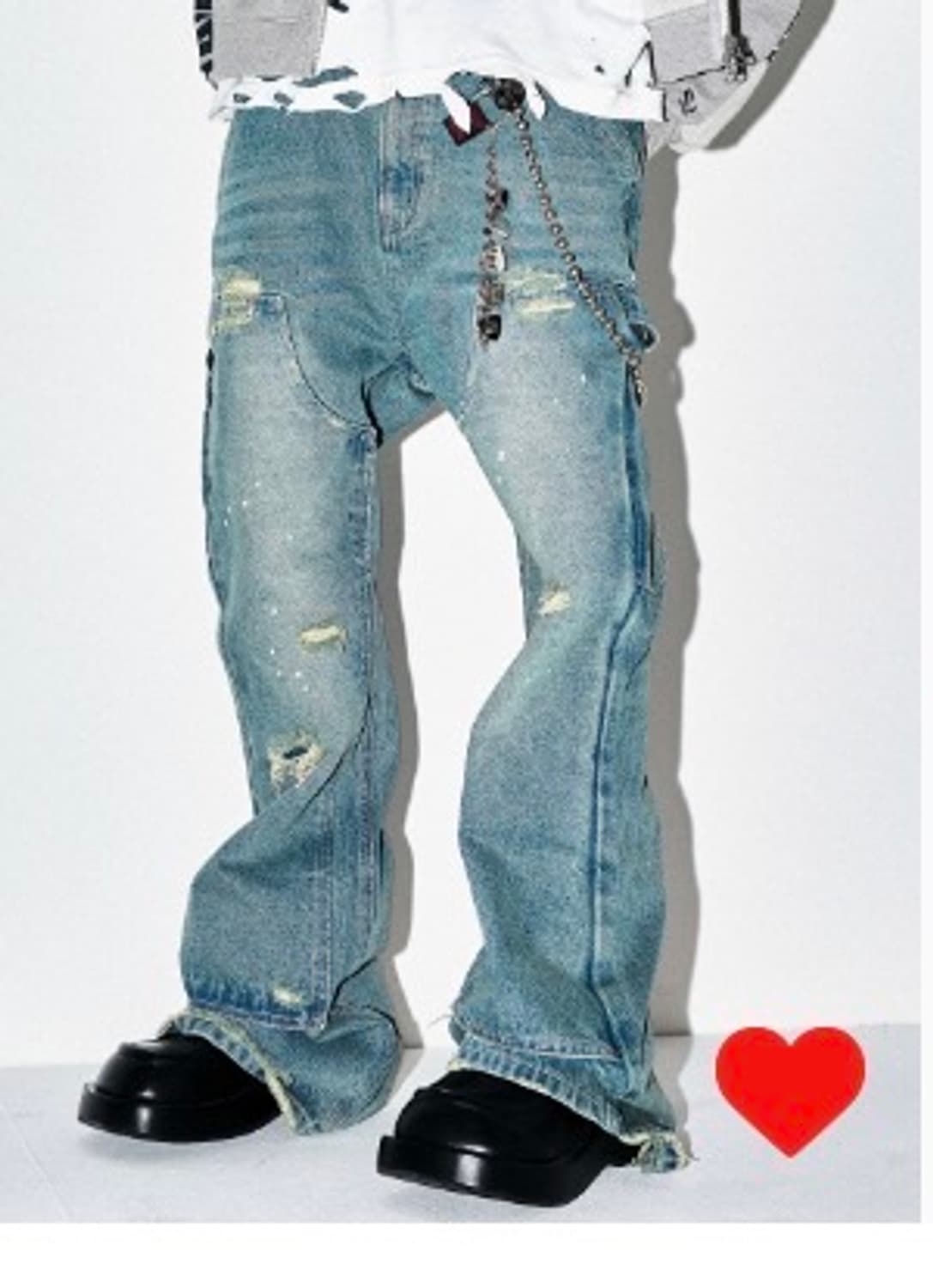 스키즘 인듀싱 부츠컷 데님 M 상품이미지1