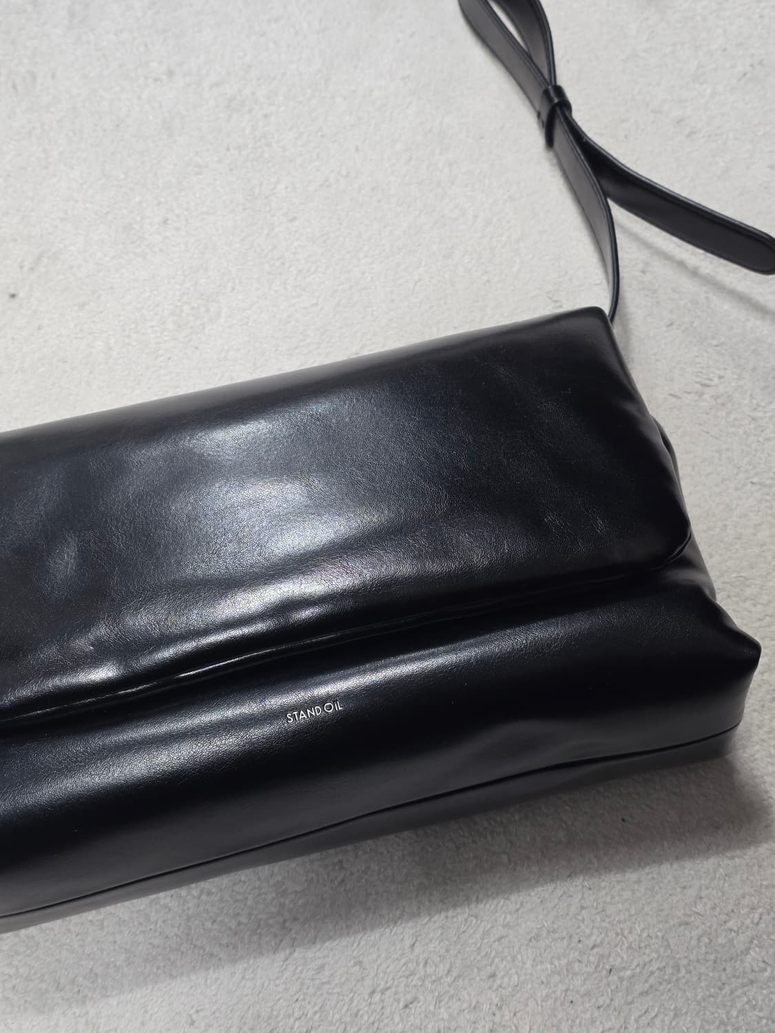 Stand oil 스탠드오일 플러피백 블랙  상품이미지2