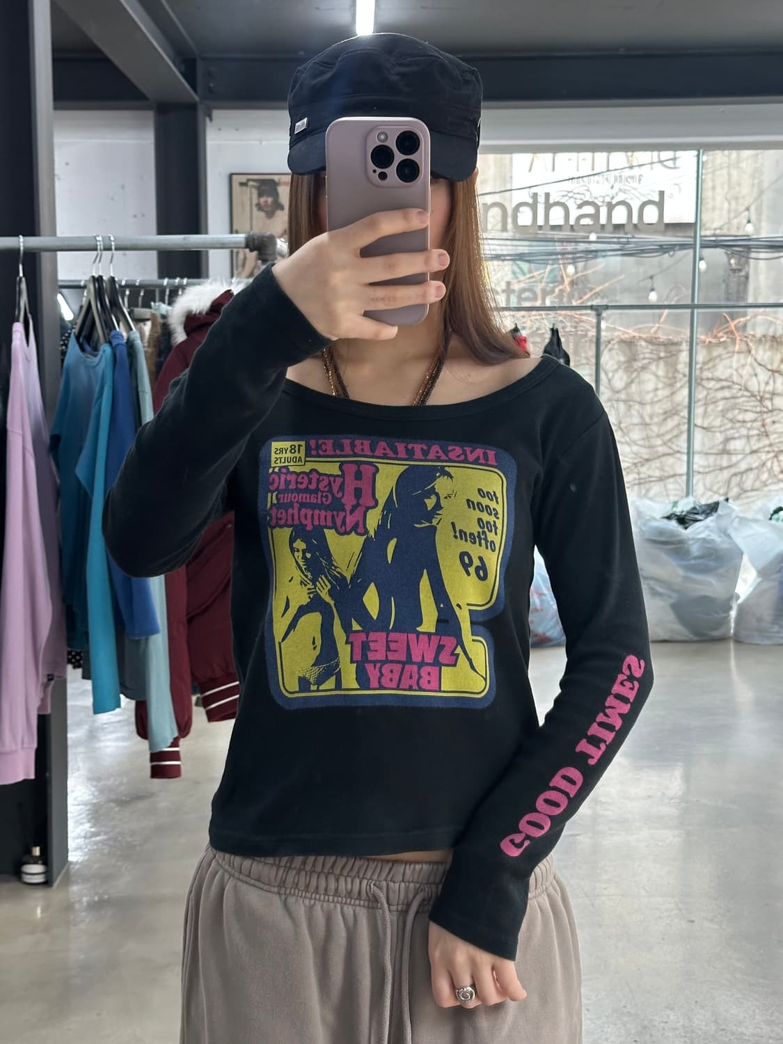 히스테릭글래머 히스걸 카툰 롱슬리브 상품이미지3