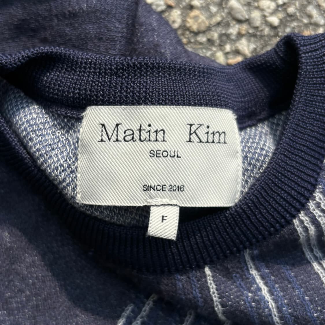마뗑킴 밀키 웨이 자카드 스타 니트 상품이미지5