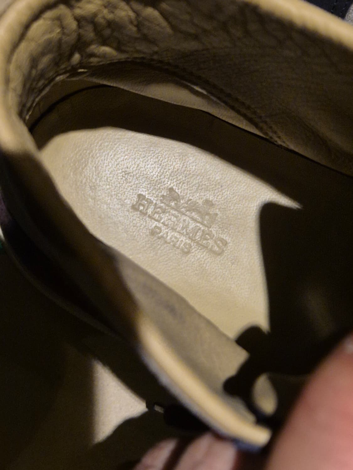 정품 에르메스 스웨이드 하이탑 스니커즈 42(270) 상품이미지7