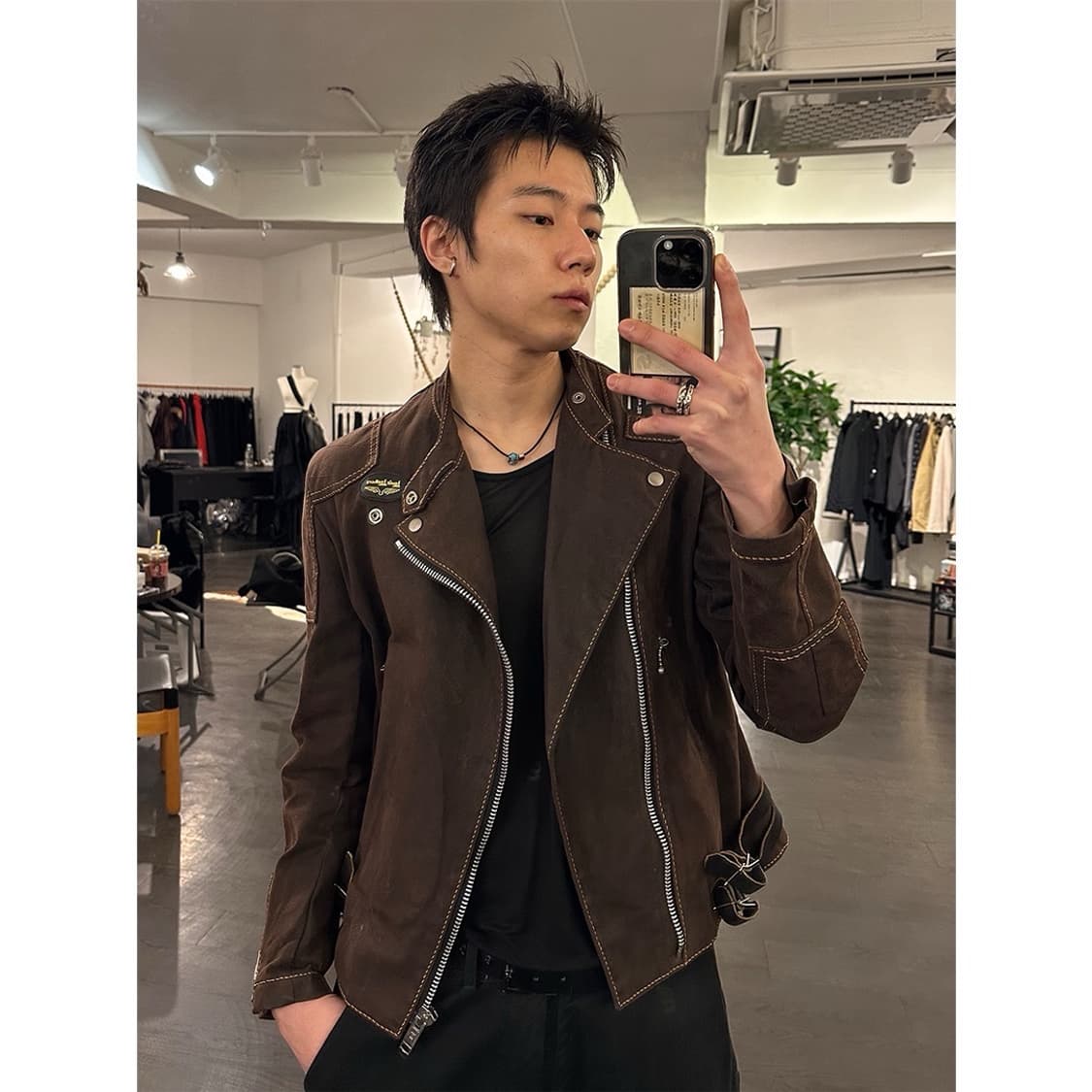 준야와타나베 x 루이스레더 몰스킨 라이더 자켓 상품이미지4