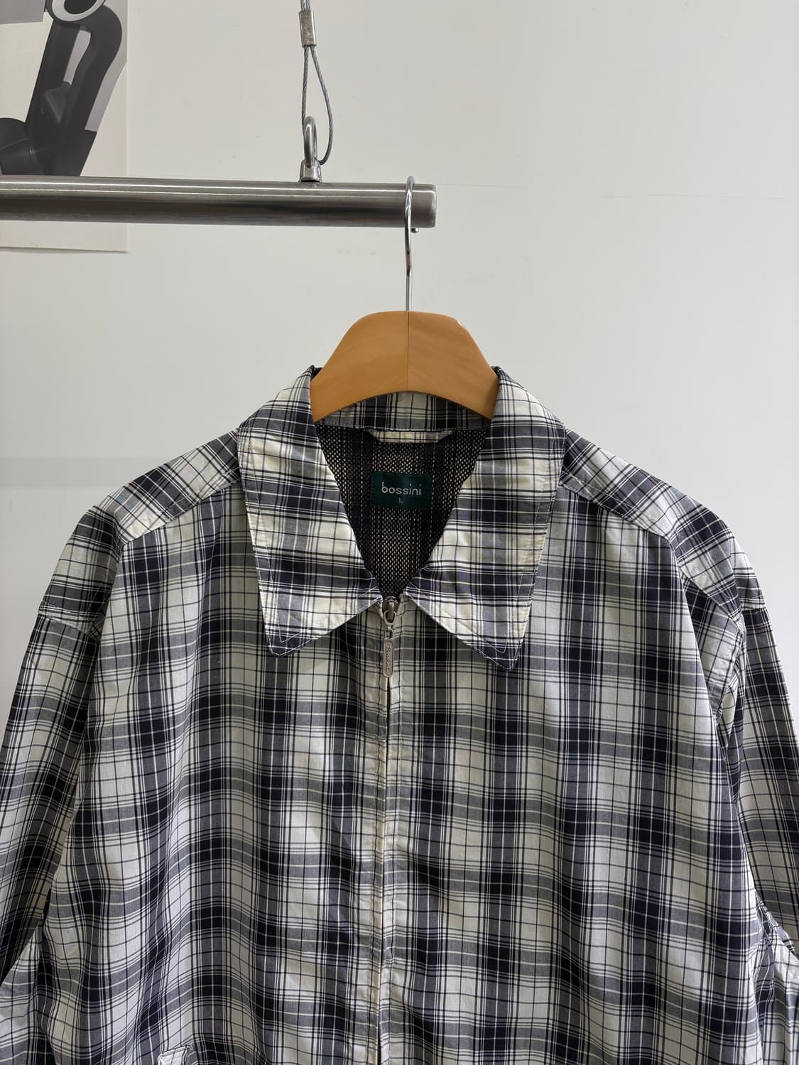 BOSSINI 체크 자켓 상품이미지2