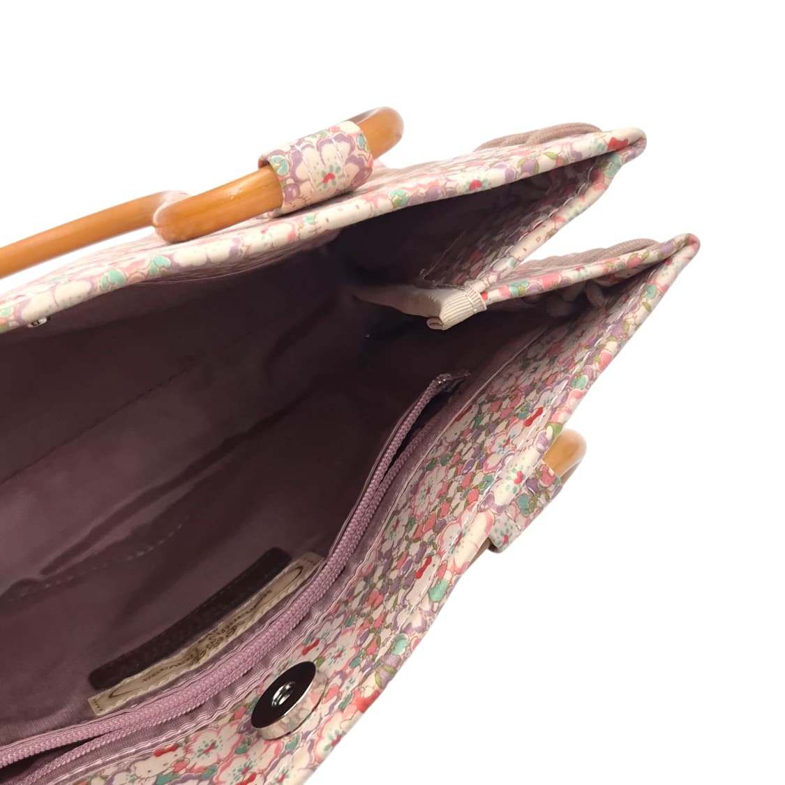 10s 사만사타바사 x 헬로키티 플로랄 뱀부 핸드백 상품이미지5