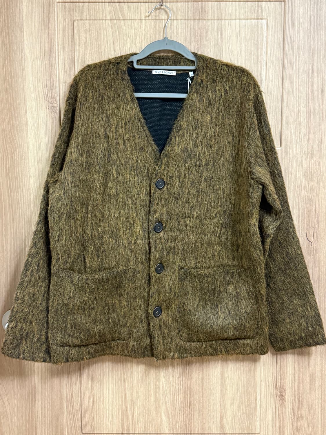 아워레가시 모헤어 가디건 올리브 48 size 상품이미지3