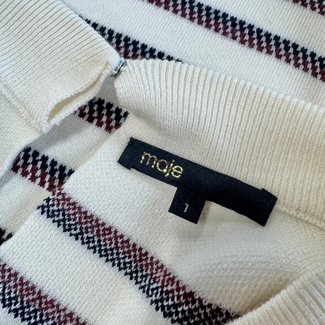 마쥬 maje 스트라이프 스웨트셔츠 상품이미지4