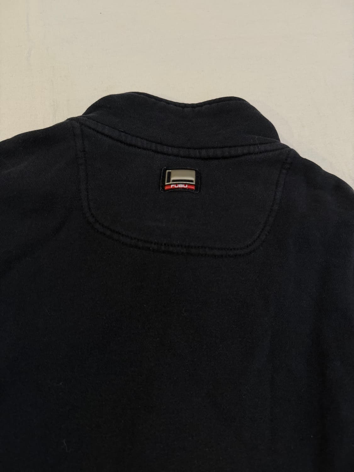 FUBU 후부 포드 머스탱 레이싱 코튼 집업 져지 블랙 상품이미지3