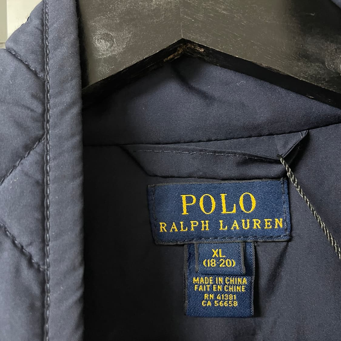 폴로 랄프로렌 네이비 퀄팅 자켓 XL18-20(W) 상품이미지5