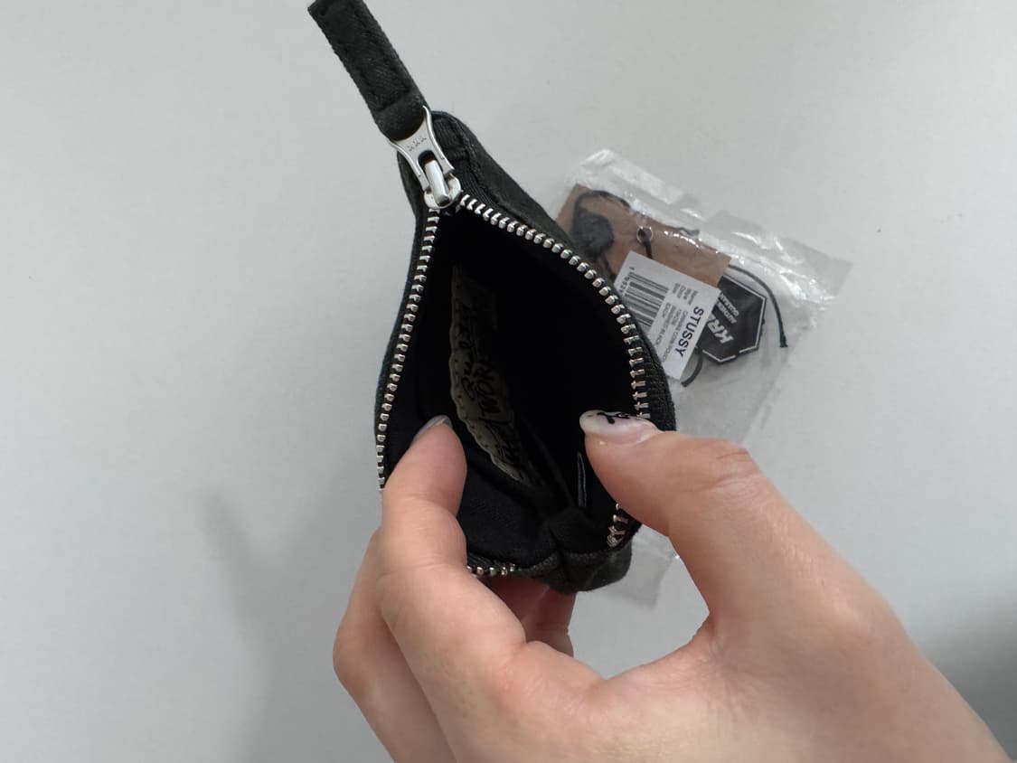 스투시 코인 동전 지갑 블랙 상품이미지4