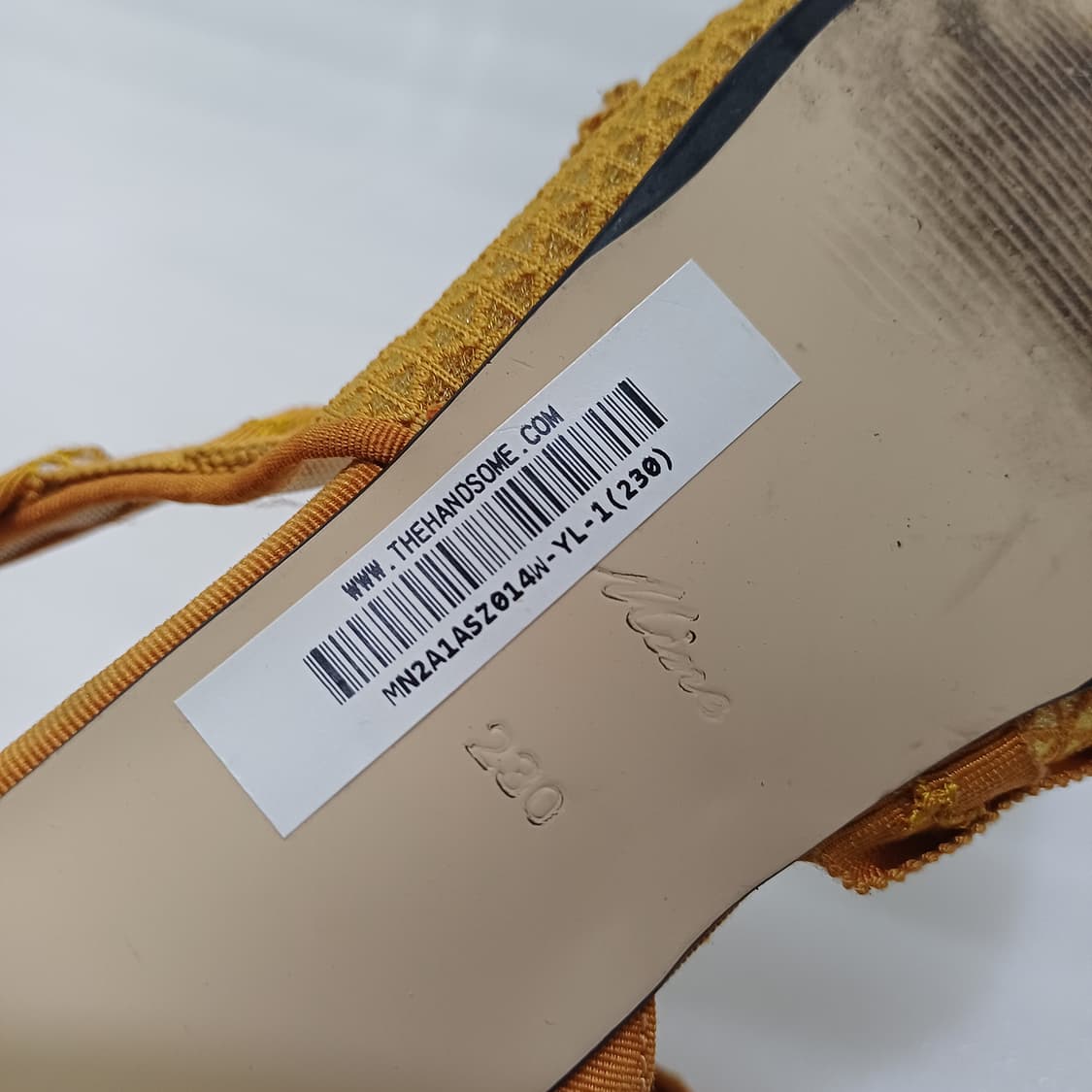 정품 마인 여름 샌들 슬링백 구두 230 / 굽 5cm 사랑봉봉 상품이미지4