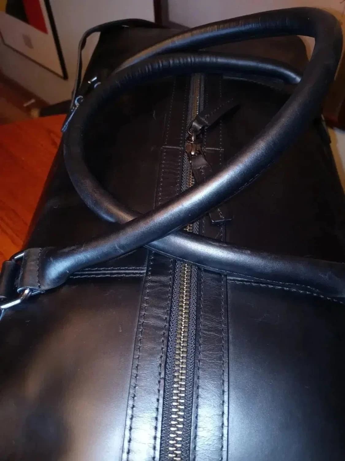 맥캘란 더플백 보스턴백 러기지 가방 왁스 가죽 맥켈란 상품이미지2