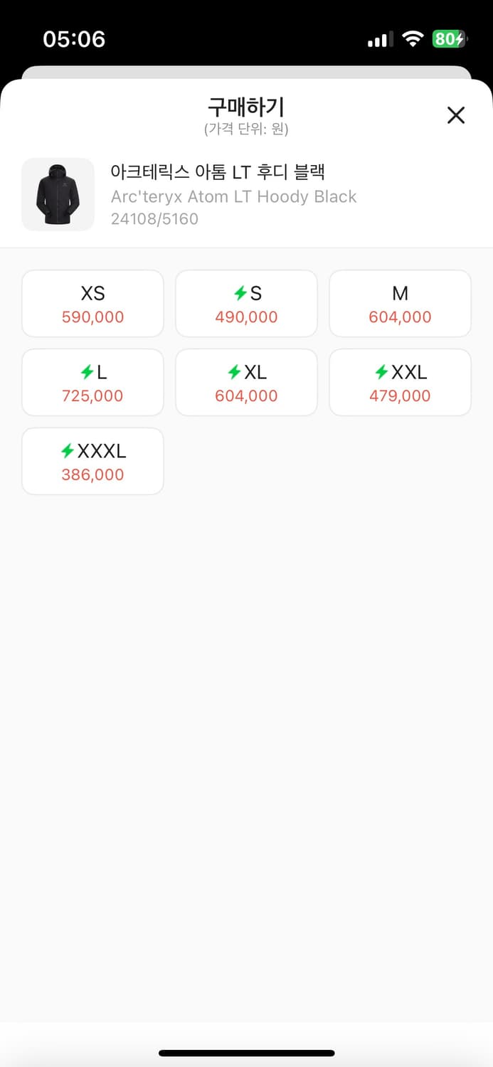 아크테릭스 아톰 lt 상품이미지2